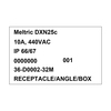 Meltric 36-D0002-32M RECEPTACLE/ANGLE ADAPTER/BOX 30 DEGREE 36-D0002-32M
